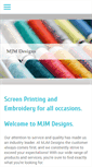 Mobile Screenshot of mjm-designs.com